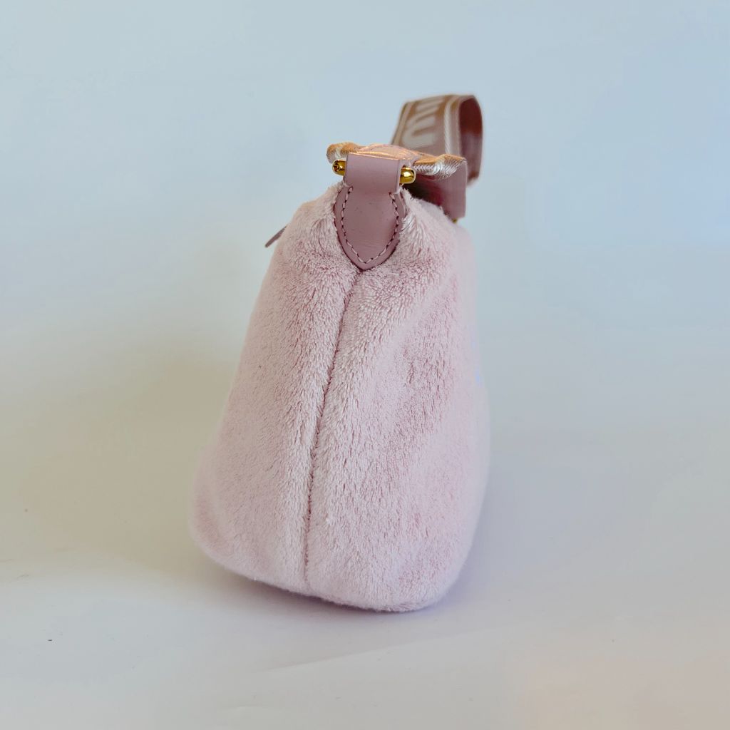 Miu Miu Terry Cloth Pink Bag