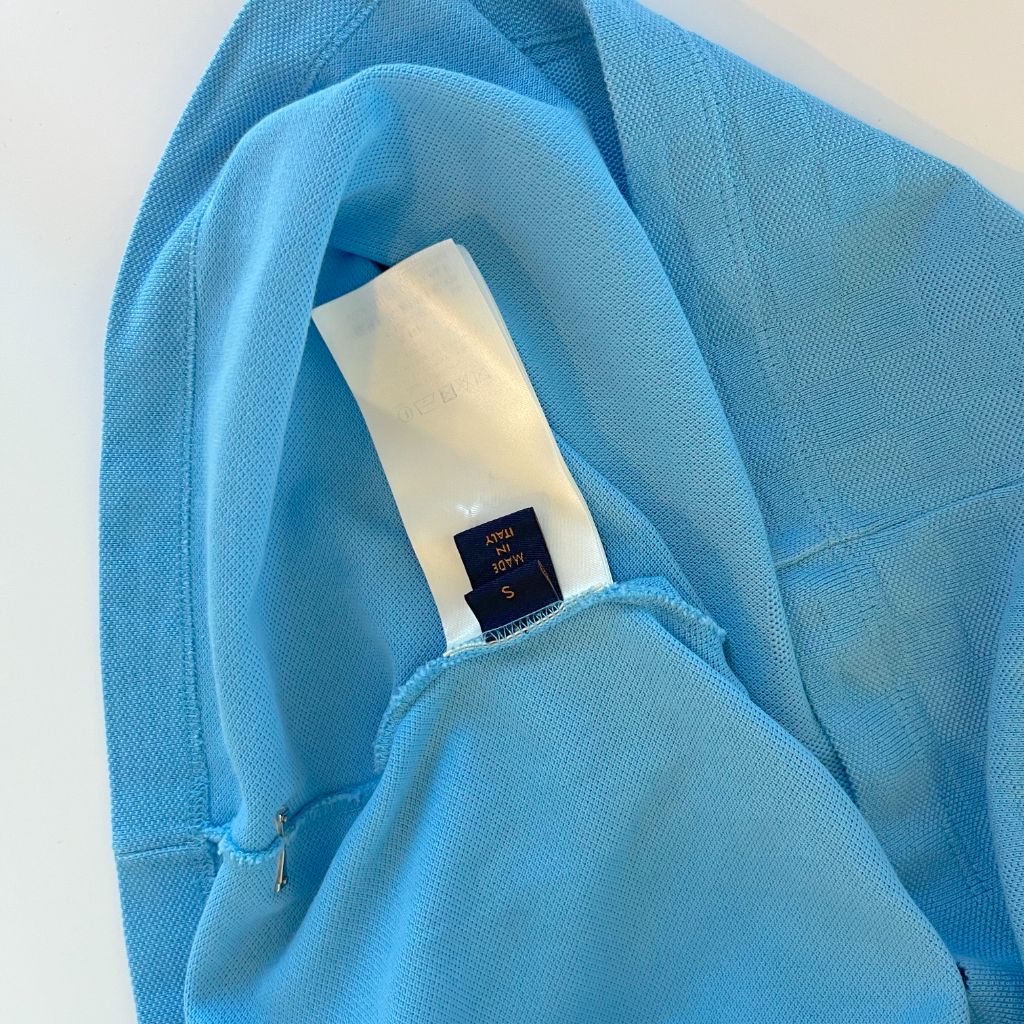 Louis Vuitton Black Cotton Damier Pocket Detail Long Sleeve T