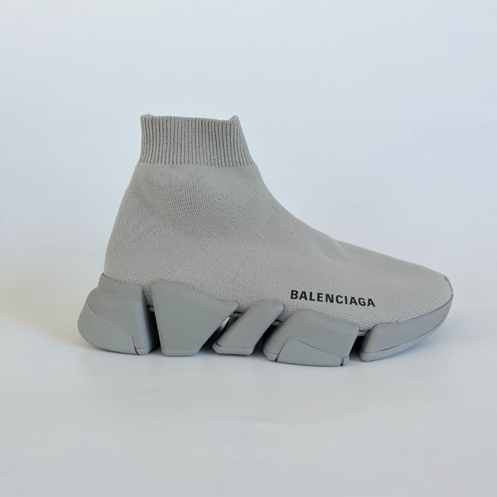 Balenciaga Speed 20 Graffiti Knit Sock Sneakers  Neiman Marcus