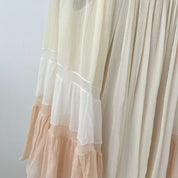 Chloe Pleated Oversized Tassel Top