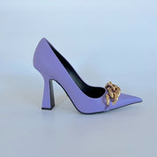 Versace Medusa chain pumps, 37.5