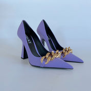 Versace Medusa chain pumps, 37.5