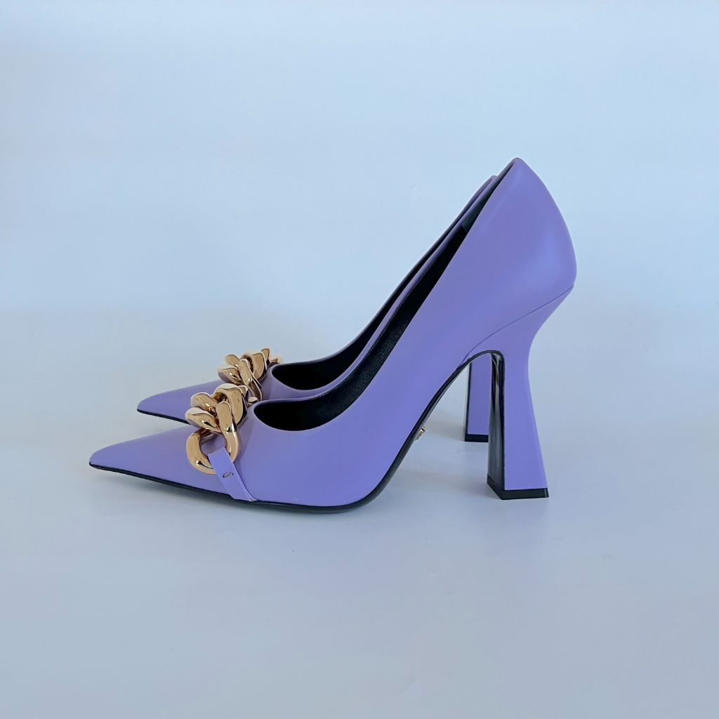 Versace Medusa chain pumps, 37.5