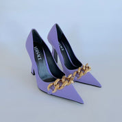 Versace Medusa chain pumps, 37.5