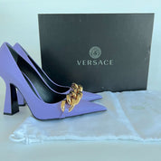 Versace Medusa chain pumps, 37.5