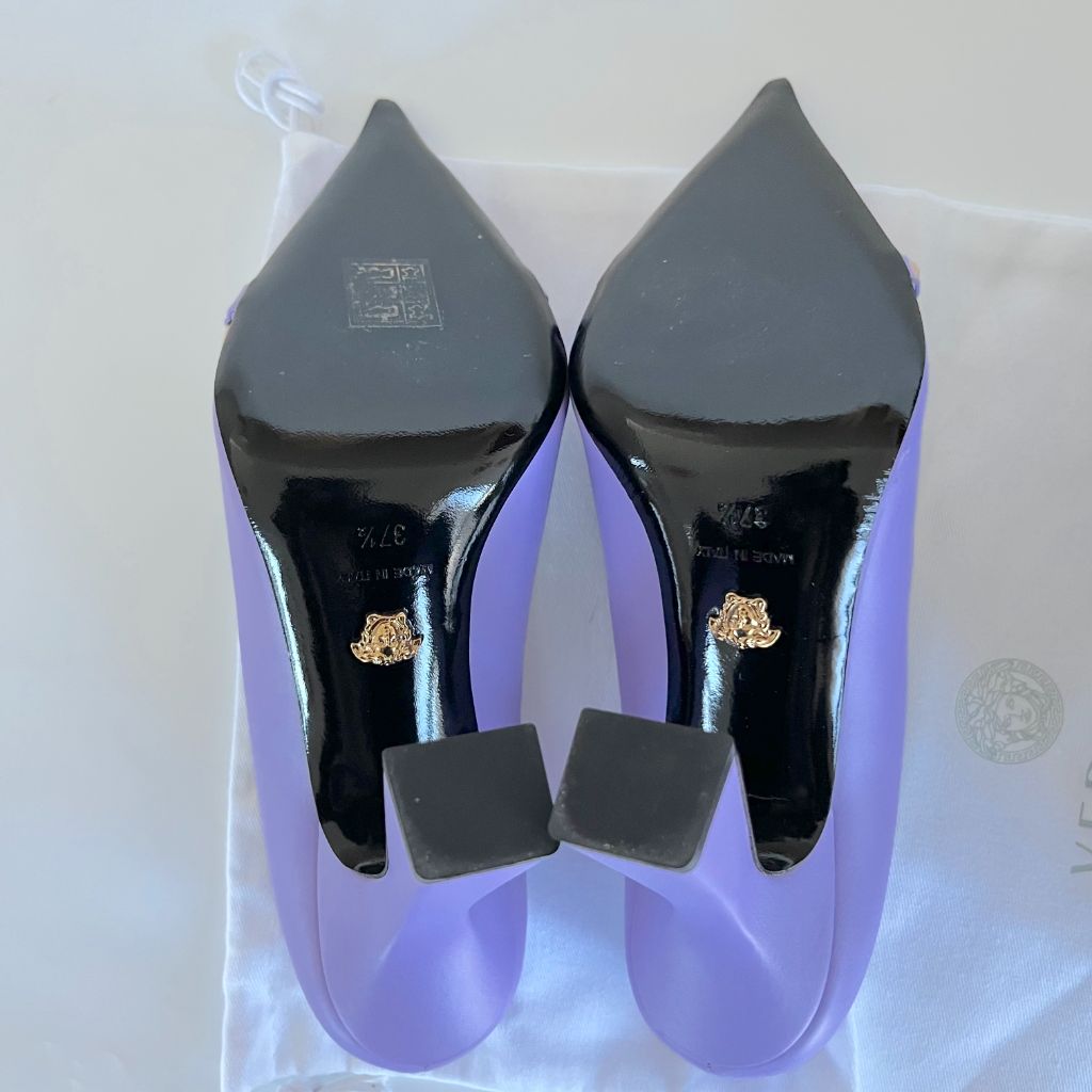 Versace Medusa chain pumps, 37.5