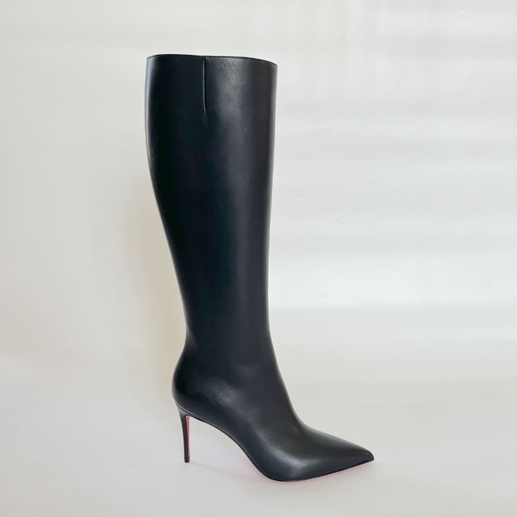 Christian Louboutin Kate Leather Boots 85 - Black - 38.5