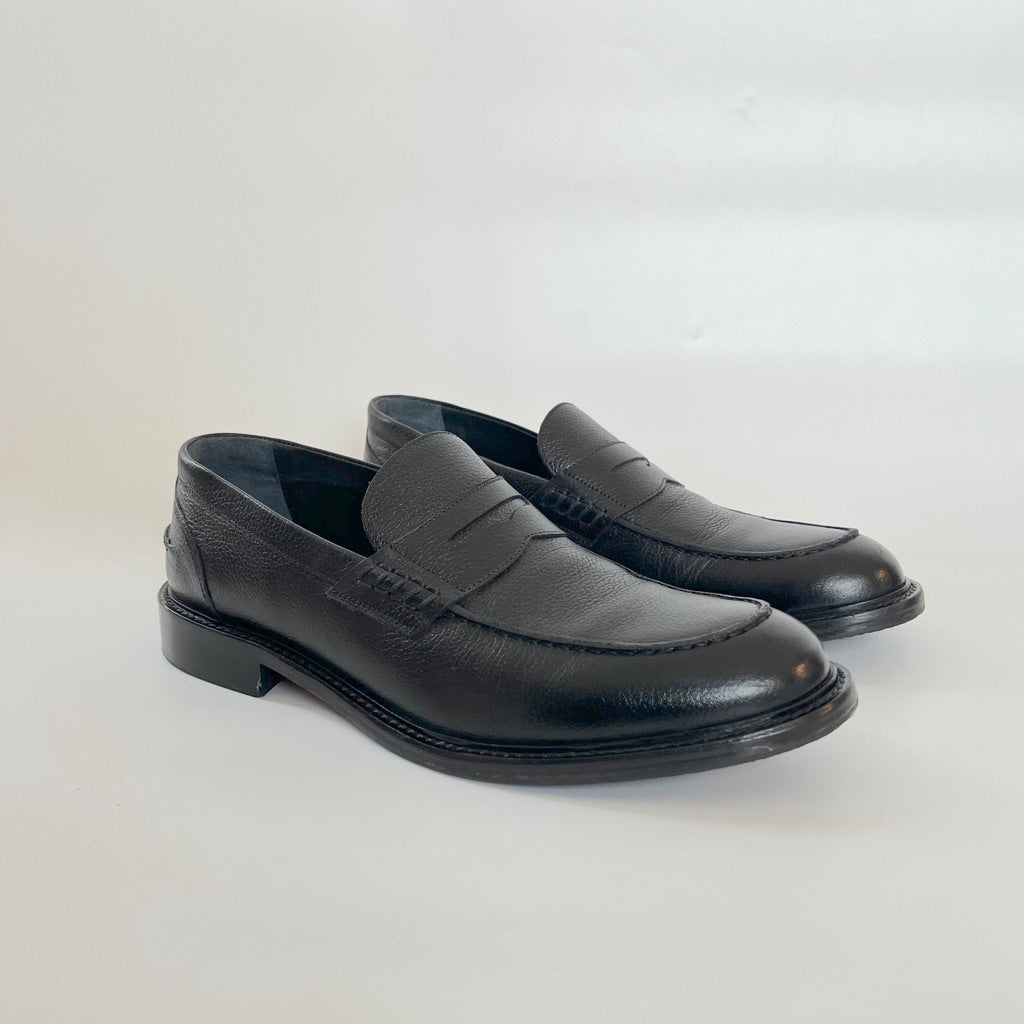 Boggi Black Penny Loafers