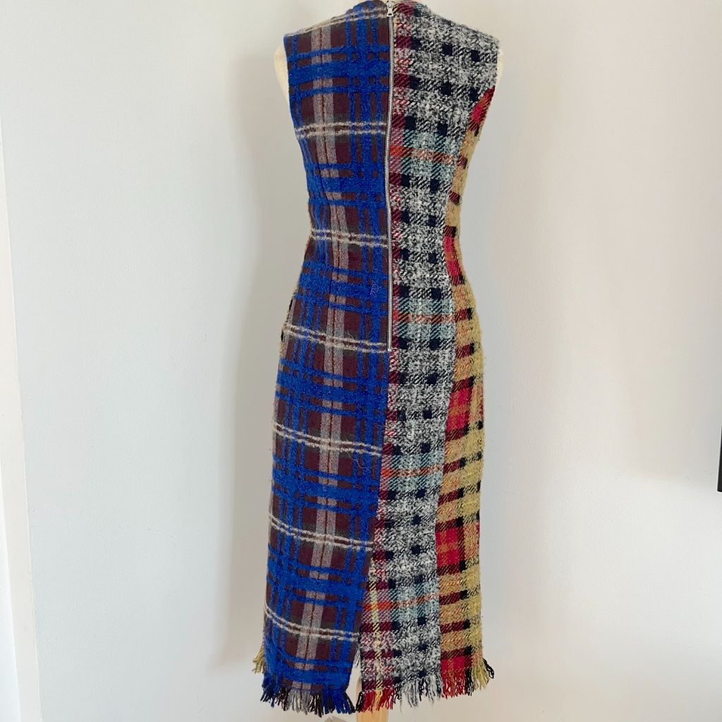 Acne Studios multicolor knitted wool sleeveless dress