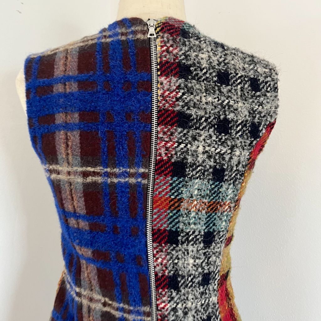 Acne Studios multicolor knitted wool sleeveless dress