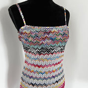 Missoni Mare multicolor knit scrappy cover up dress