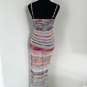 Missoni Mare multicolor knit scrappy cover up dress