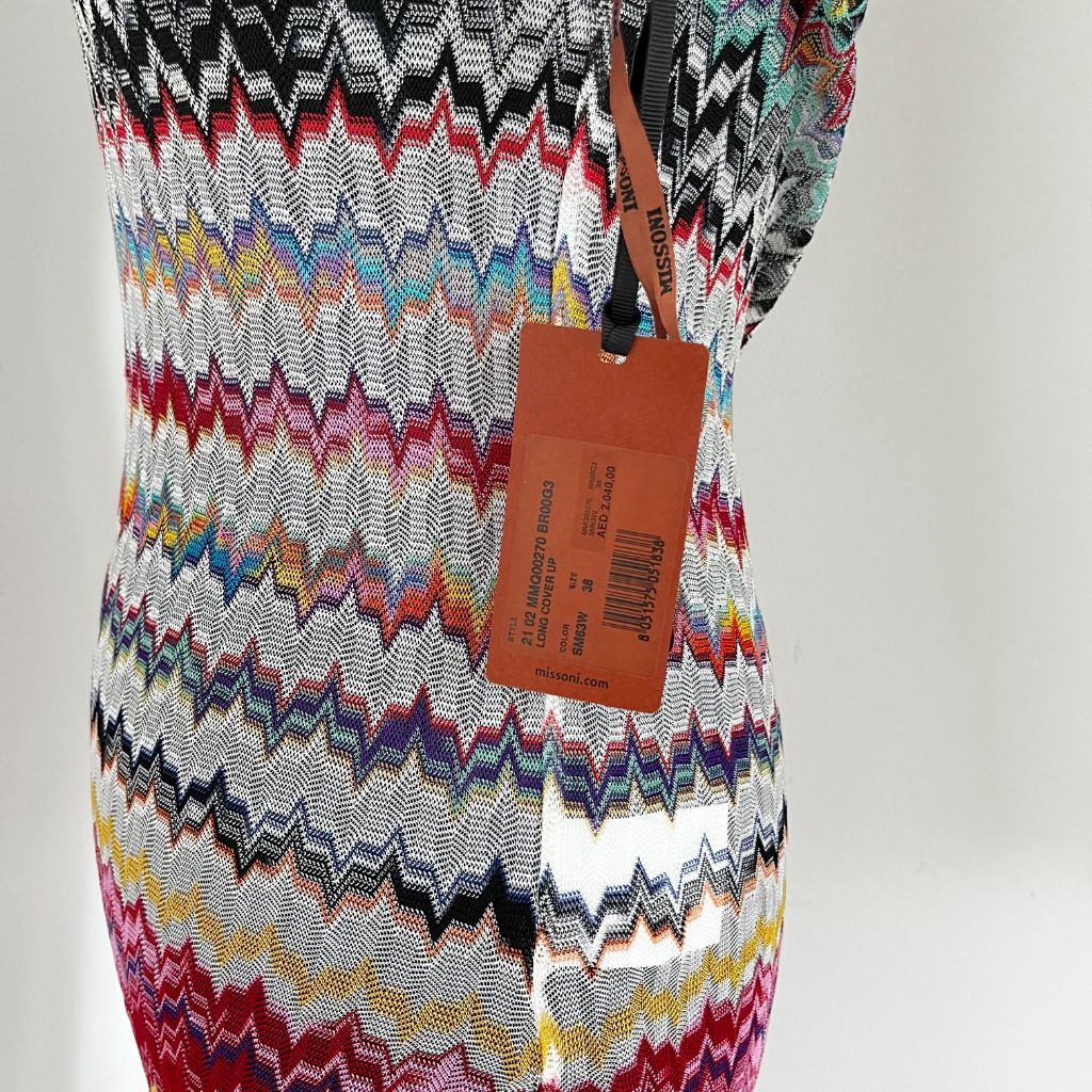 Missoni Mare multicolor knit scrappy cover up dress