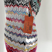 Missoni Mare multicolor knit scrappy cover up dress