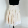 Alaia Beige and White Knitted Mini Skirt - BOPF | Business of Preloved Fashion