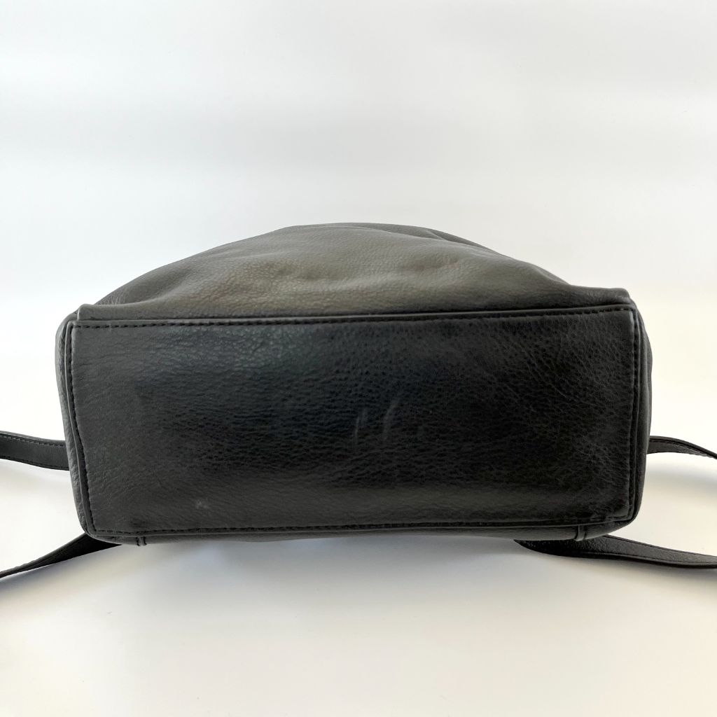 Alexander McQueen Black Leather Backpack - BOPF | Business of Preloved Fashion