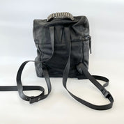 Alexander McQueen Black Leather Backpack - BOPF | Business of Preloved Fashion