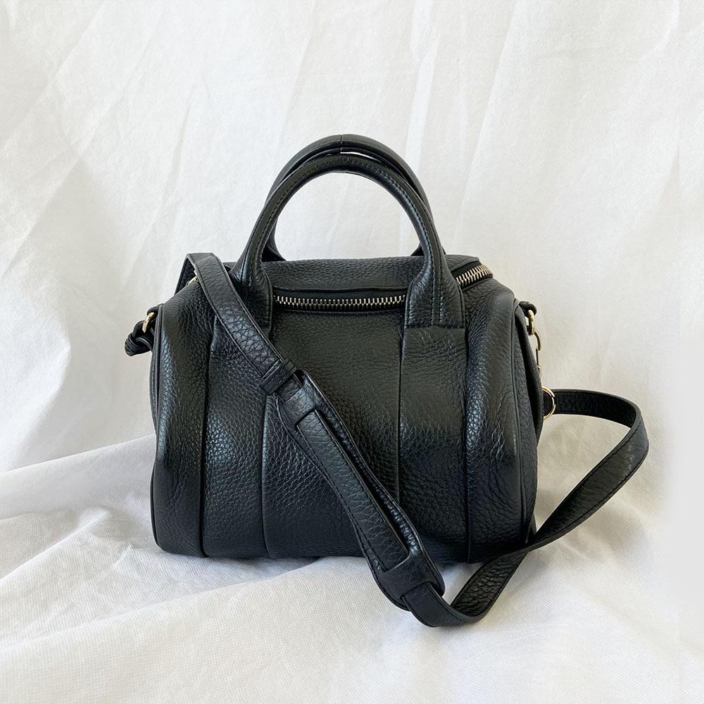 Alexander Wang Black Leather Rocco Duffle Bag - BOPF | Business of
