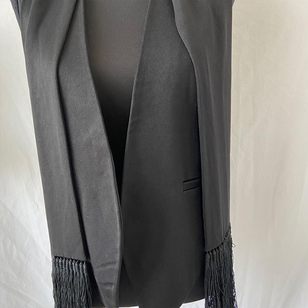 Alexander Wang black vest with tassel detail - BOPF | Business of Preloved Fashion