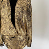 Alexandre Vauthier Gold and Black Pleated Mini Dress - BOPF | Business of Preloved Fashion