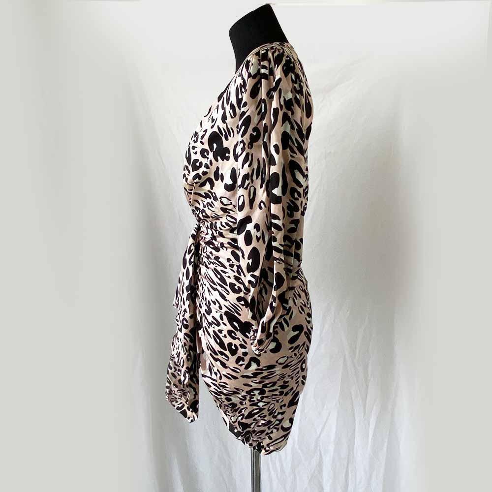 Alexandre Vauthier Leopard-print stretch-silk satin mini dress - BOPF | Business of Preloved Fashion Alexandre Vauthier Leopard-print stretch-silk satin mini dress - BOPF | Business of Preloved Fashion