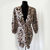 Alexandre Vauthier Leopard-print stretch-silk satin mini dress - BOPF | Business of Preloved Fashion