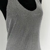 Alexandre Vauthier Silver Gathered Sequined Stretch-Jersey Sleeveless Top - BOPF | Business of Preloved Fashion