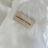 Alexandre Vauthier White Pleated Mini V Back Dress - BOPF | Business of Preloved Fashion