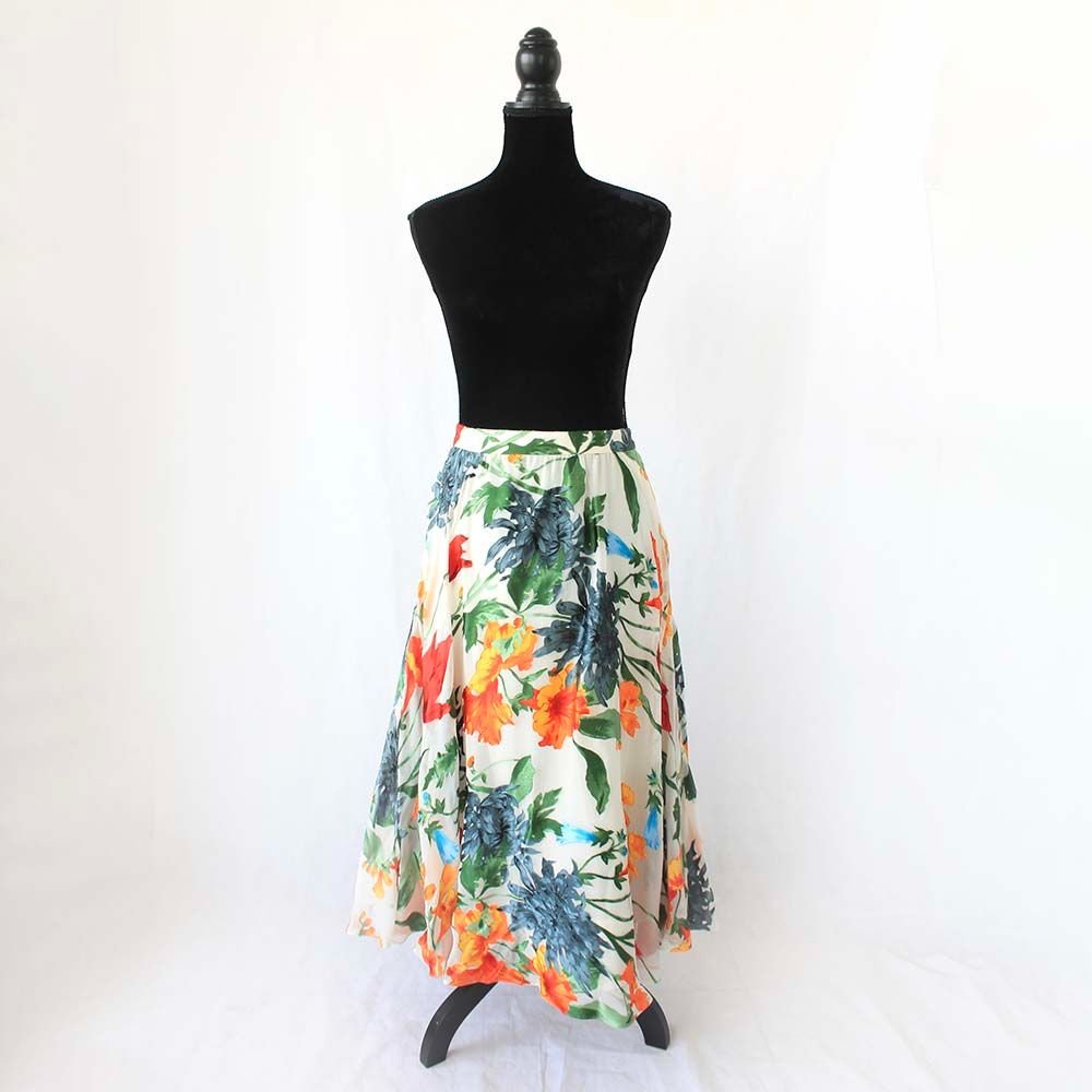Alice + Olivia floral print midi skirt - BOPF | Business of Preloved Fashion