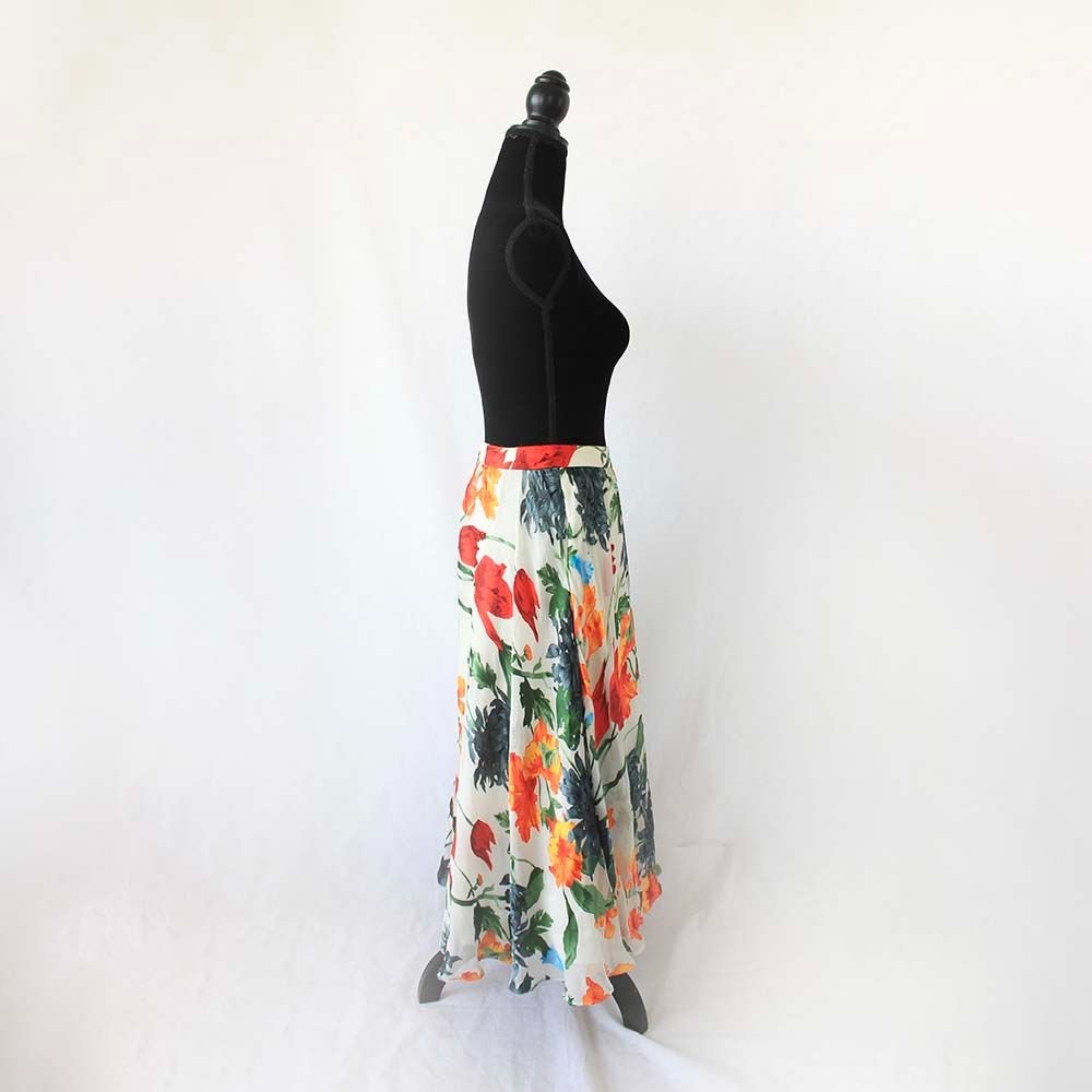 Chanel - Authenticated Trouser - Synthetic Multicolour Floral for Women, Very Good Condition