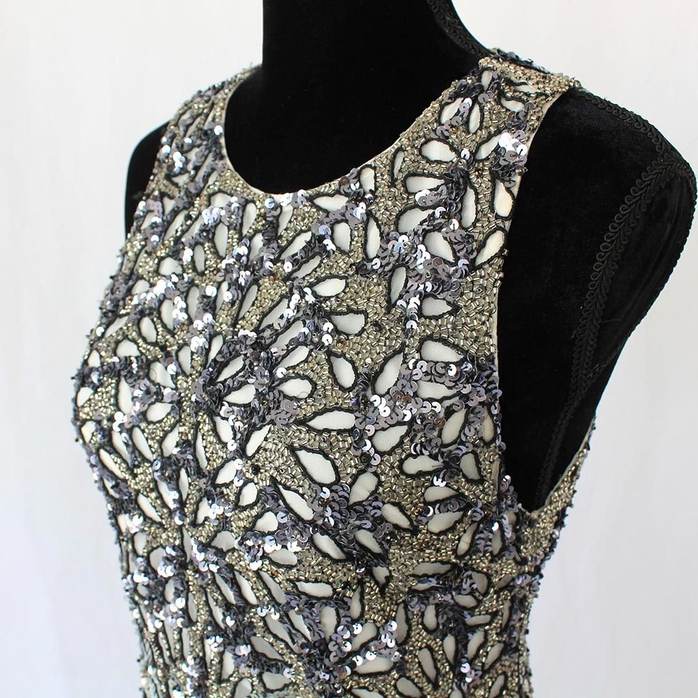 Alice+Olivia Sequin Embroidered Dress - BOPF | Business of Preloved Fashion
