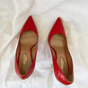 Aquazzura Red Croc-Embossed Leather Purist Pumps, 36 - BOPF | Business of Preloved Fashion