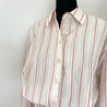 Attico Fringed Striped Cotton-blend Jacquard Mini Shirt Dress - BOPF | Business of Preloved Fashion