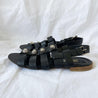 Balenciaga Black Leather Giant Gladiator Sandals, 38.5 - BOPF | Business of Preloved Fashion