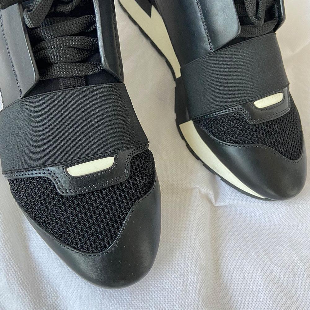 Balenciaga black Race Runner sneakers, 38 - BOPF | Business of Preloved Fashion