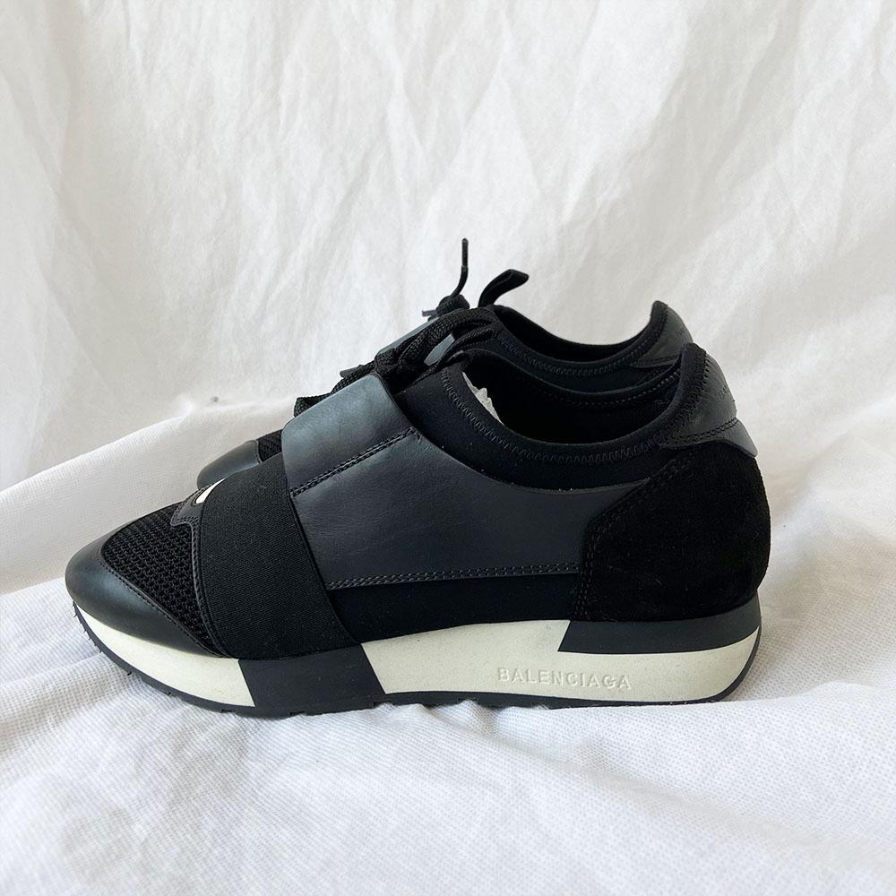 Balenciaga black Race Runner sneakers, 38 BOPF Business of Preloved Fashion