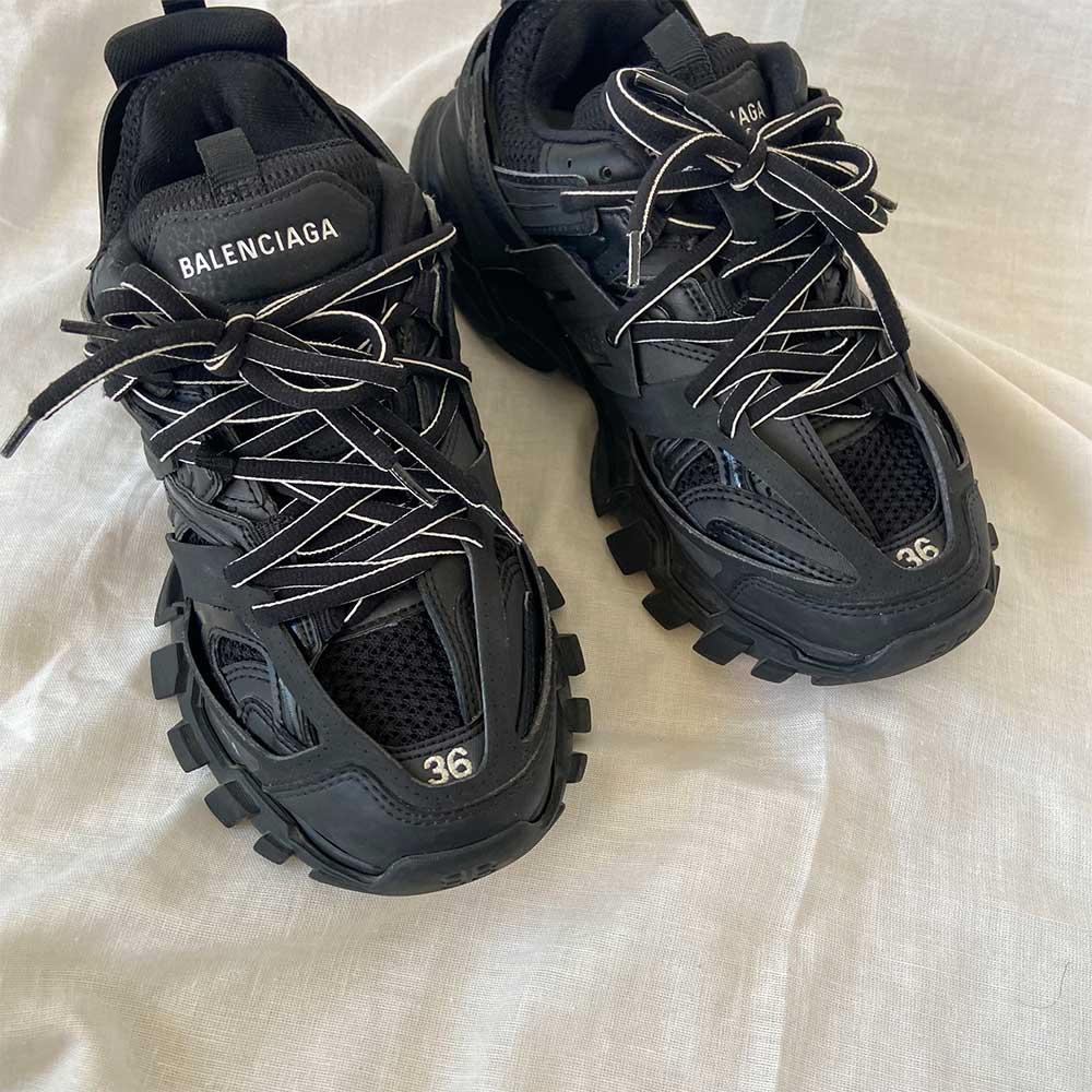 Balenciaga Black Track Sneakers, 36 - BOPF | Business of Preloved Fashion