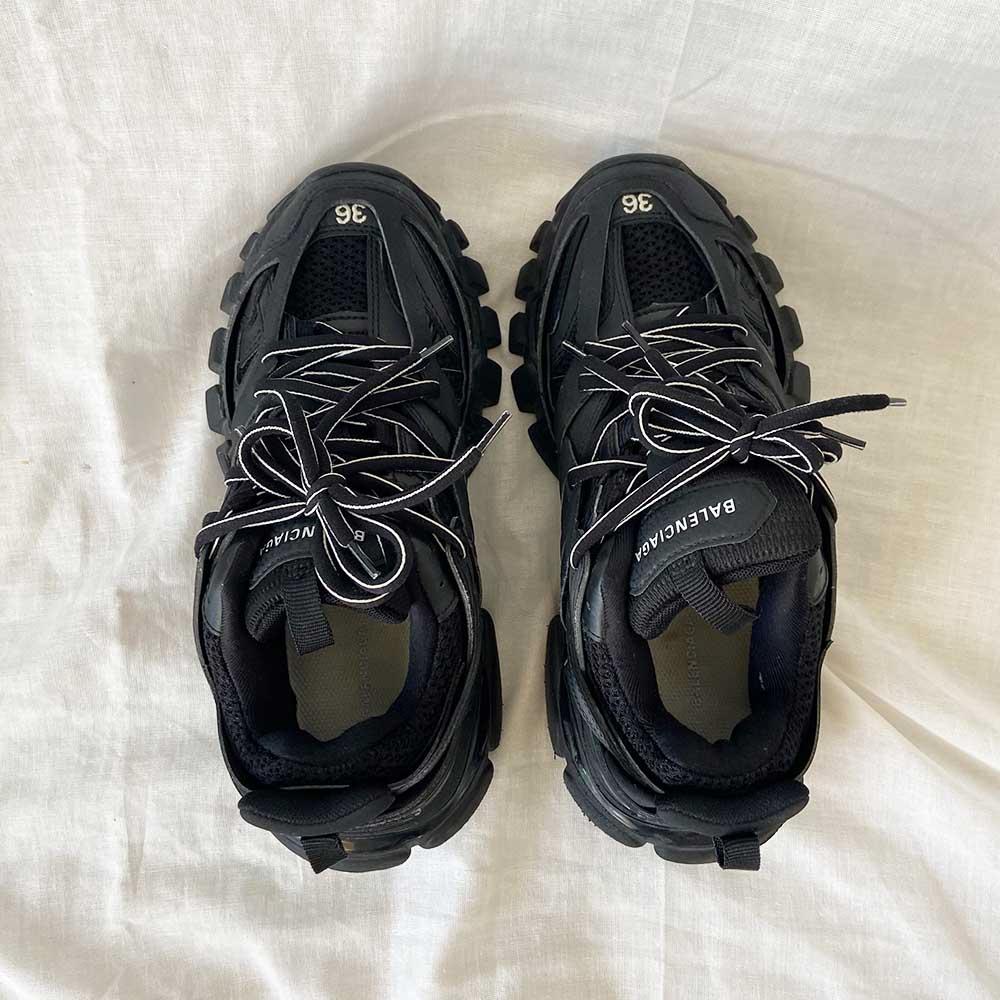 Balenciaga Black Track Sneakers, 36 - BOPF | Business of Preloved Fashion