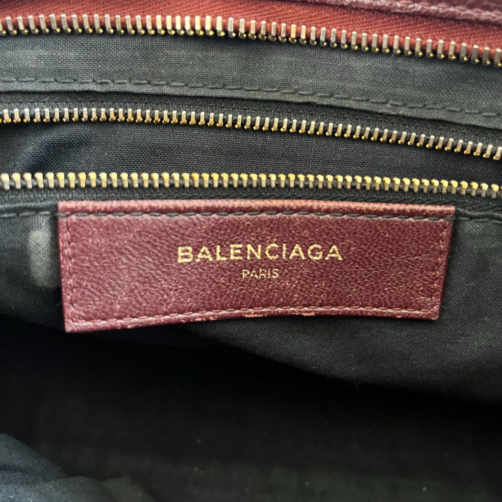 Balenciaga - Authenticated City Handbag - Leather Red Plain for Women, Very Good Condition