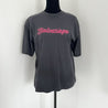 Balenciaga grey cotton t shirt with pleat detail on back - BOPF | Business of Preloved Fashion