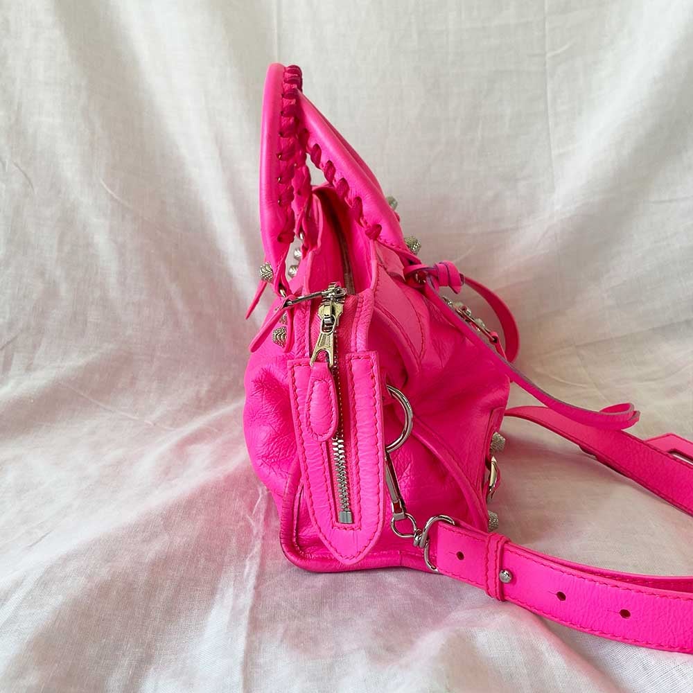 Balenciaga Light Pink Leather City Classic Medium Bag  I MISS YOU VINTAGE