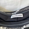 Balenciaga Off-The-Shoulder Stretch Logo Dress - BOPF | Business of Preloved Fashion