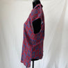 Balenciaga printed asymmetric sleeveless button down blouse - BOPF | Business of Preloved Fashion