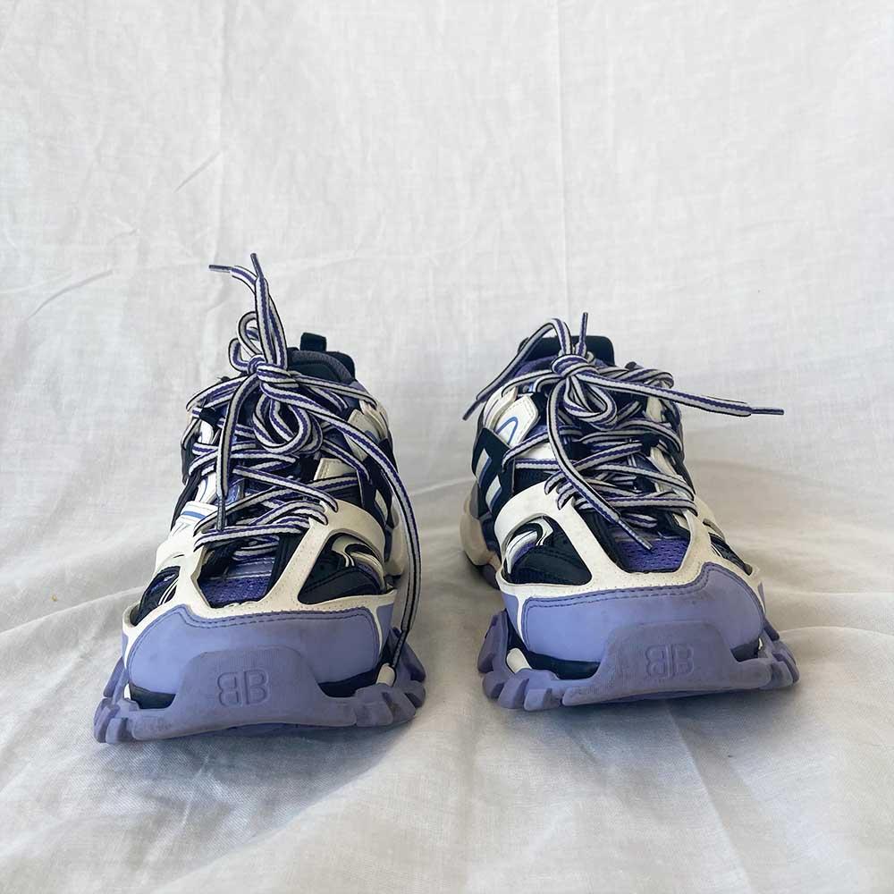 Balenciaga Purple and White Track Sneakers, 36 - BOPF | Business of Preloved Fashion