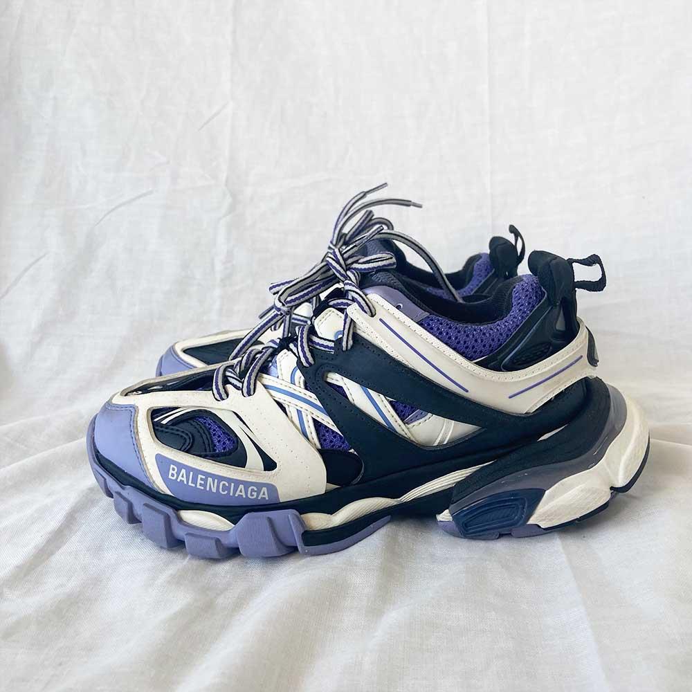 Balenciaga Purple and White Track Sneakers, 36 - BOPF | Business of Preloved Fashion