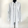 Balenciaga White Striped Logo Shirt - BOPF | Business of Preloved Fashion