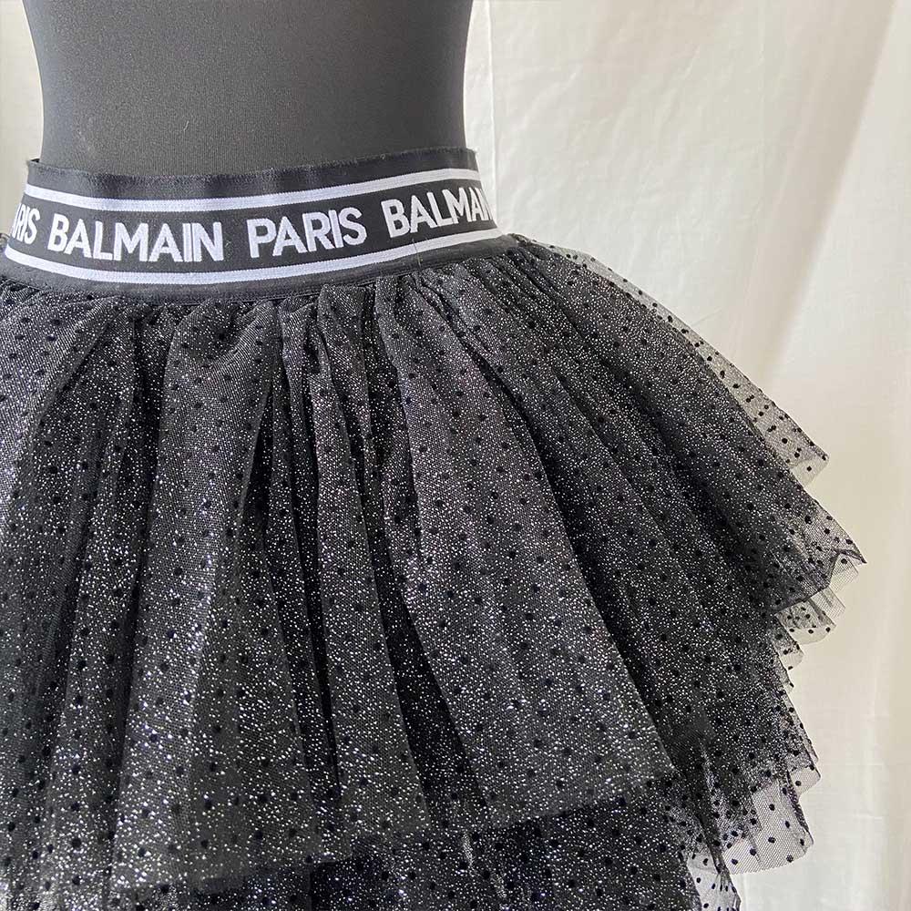 Balmain Glitter Tulle Mini Skirt (Kids 16A) - BOPF | Business of Preloved Fashion