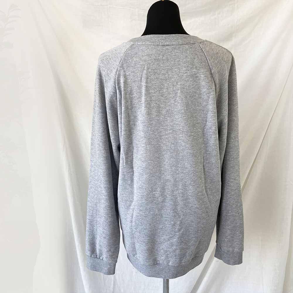 Balmain Grey medallion logo sweatshirt - BOPF | Business of Preloved Fashion