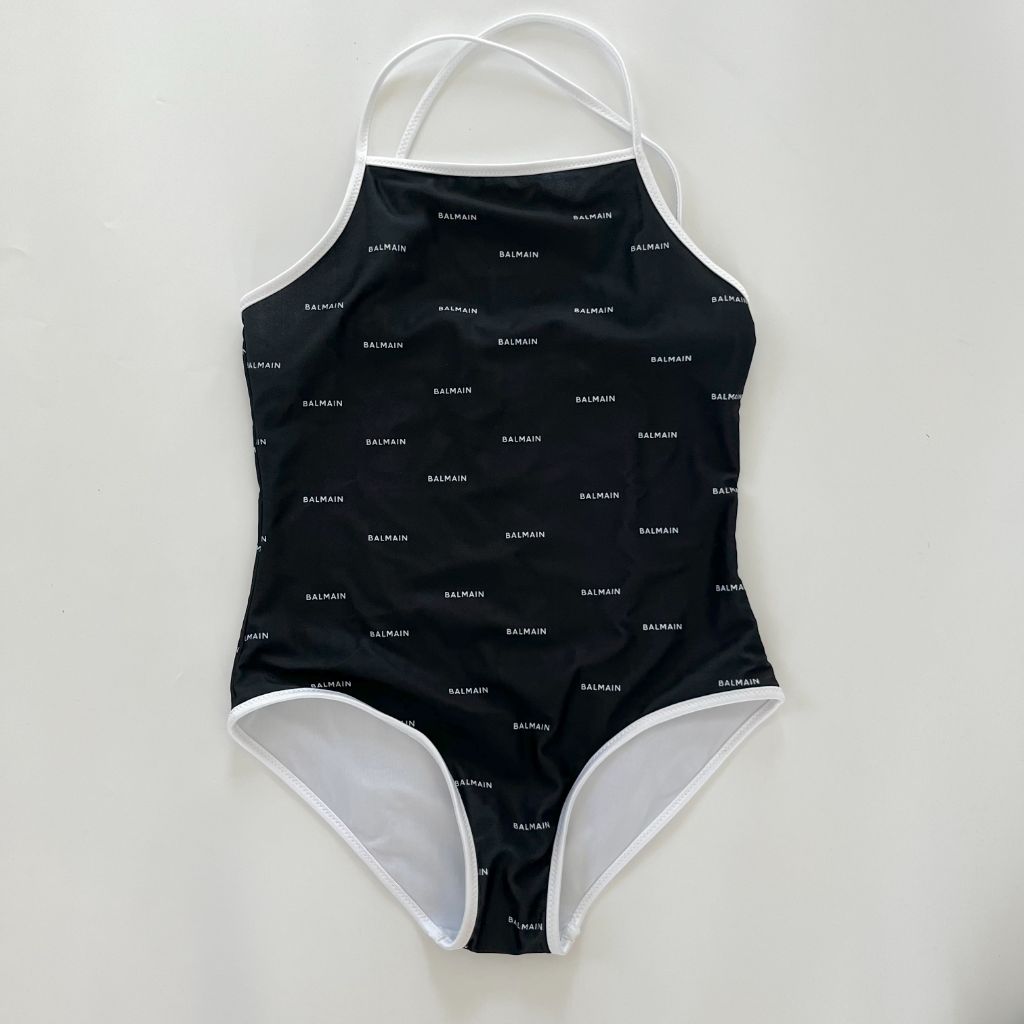 Balmain Logo Swimwear with Shirt Swim Cover, girls - BOPF | Business of Preloved Fashion
