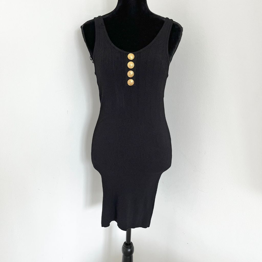 Balmain Mini Knit Dress - BOPF | Business of Preloved Fashion